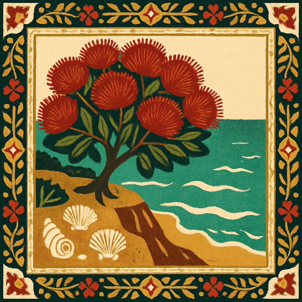 Christmas in New Zealand Means Carols on the Beach While the Trees Bleed Red
