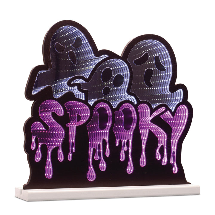 Triple Ghost/Spooky Ekkolight 15.5"L, handcrafted Christmas gift, Grande Place, Lancaster County PA