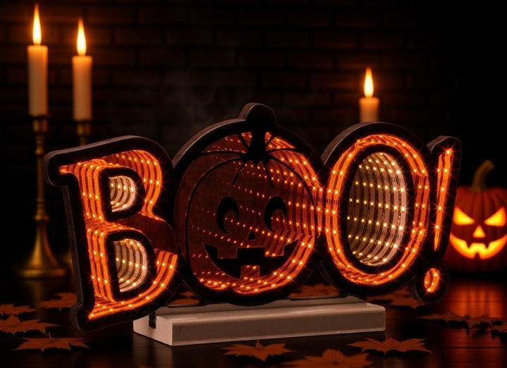 BOO Ekkolight 15.5"L, handcrafted Christmas gift, Grande Place, Lancaster County PA
