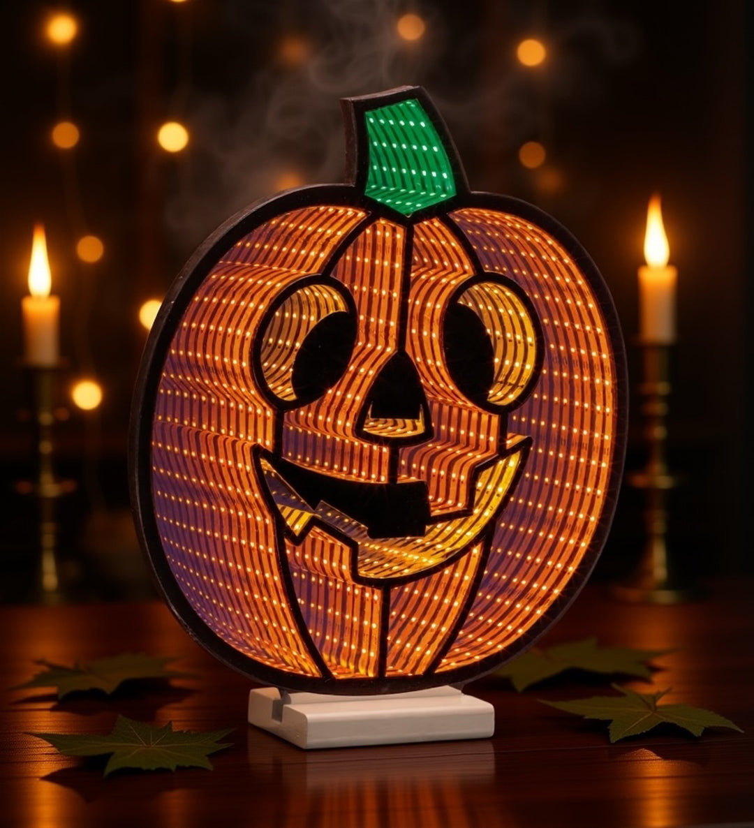 Jack-O-Lantern Ekkolight 14.5"H, handcrafted Christmas gift, Grande Place, Lancaster County PA
