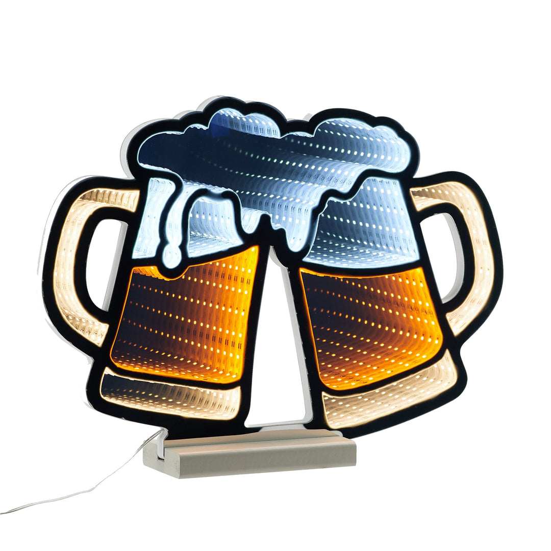 Beer Mugs Ekkolight 15.5"L, handcrafted Christmas gift, Grande Place, Lancaster County PA