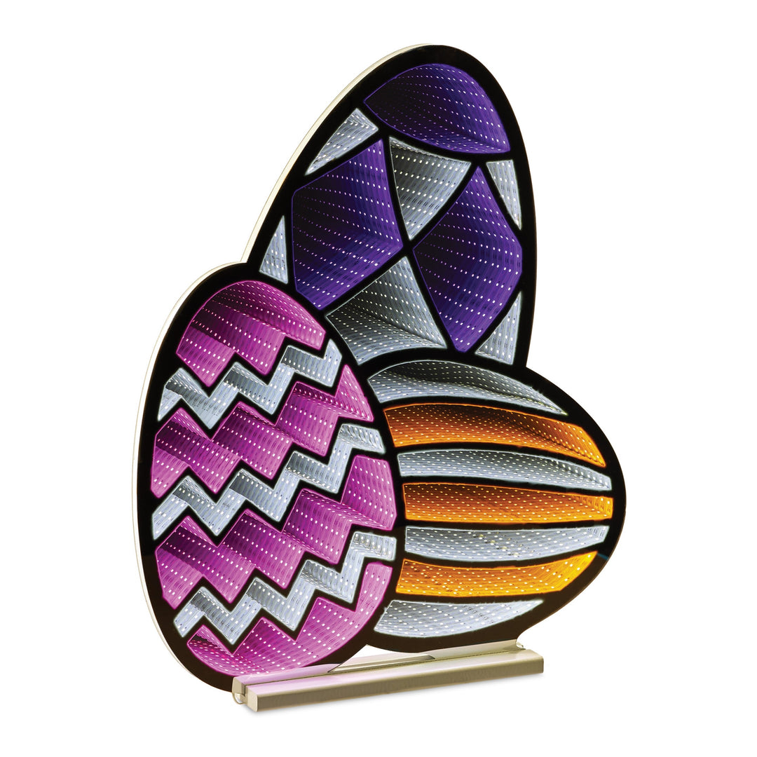 Easter Egg x3 Ekkolight 23.5"H, handcrafted Christmas gift, Grande Place, Lancaster County PA