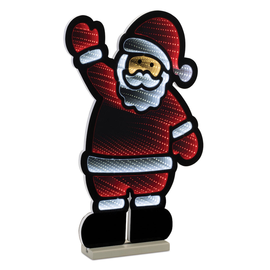 Waving Santa Ekko Light Display 22.5"H, handcrafted Christmas gift, Grande Place, Lancaster County PA