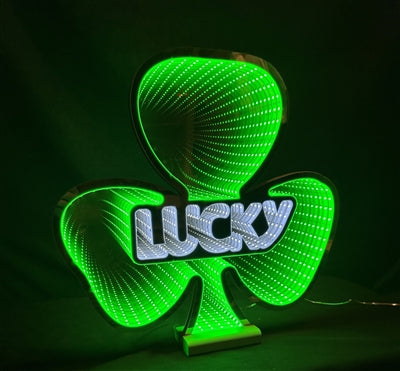 Lucky Clover infinity Light, handcrafted Christmas gift, Grande Place, Lancaster County PA