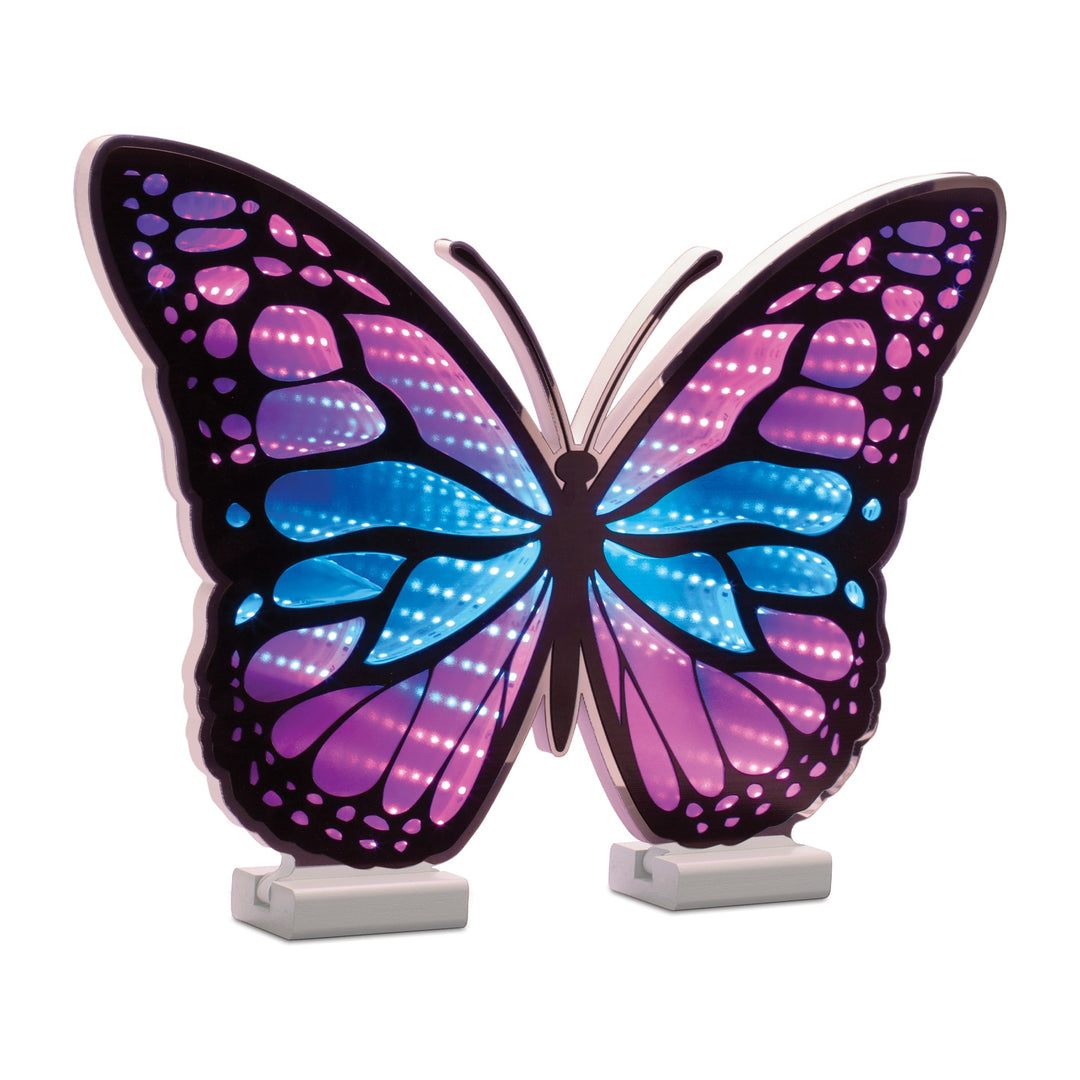 Butterfly Ekko Light Display 17"L, handcrafted Christmas gift, Grande Place, Lancaster County PA