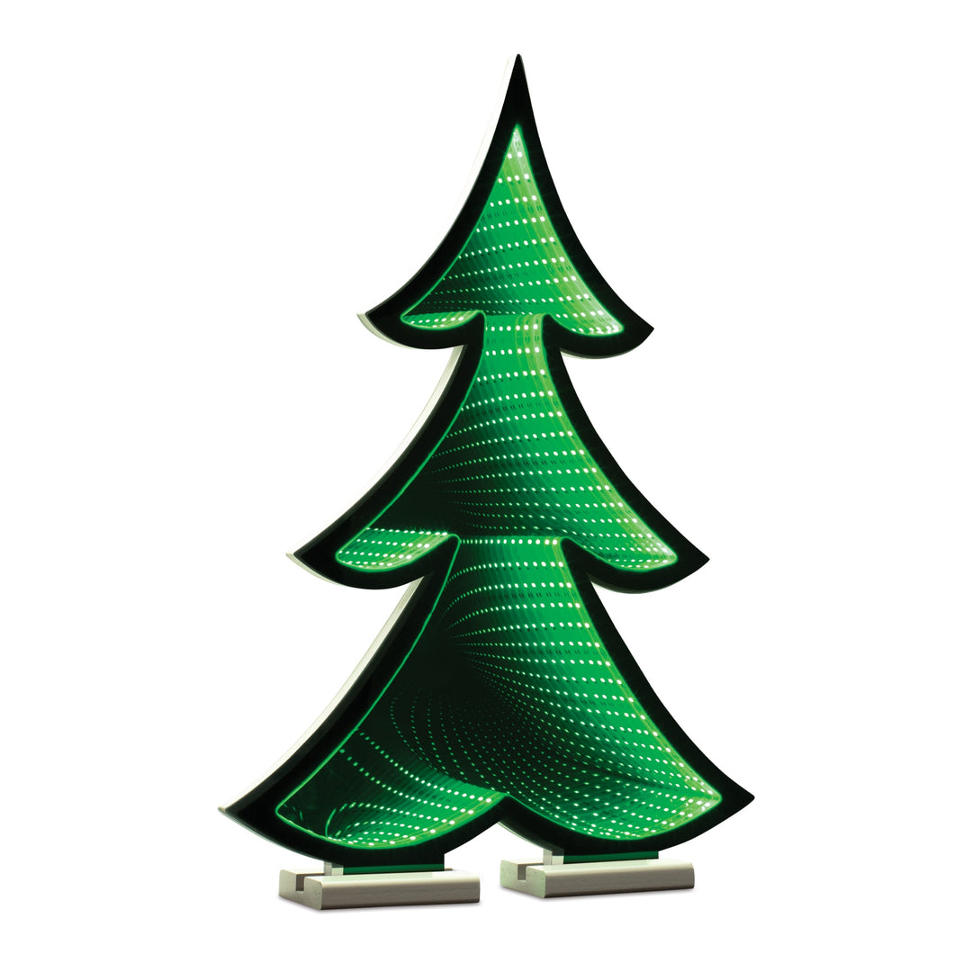 Green Pine Tree Ekkolight 23.5"H, handcrafted Christmas gift, Grande Place, Lancaster County PA