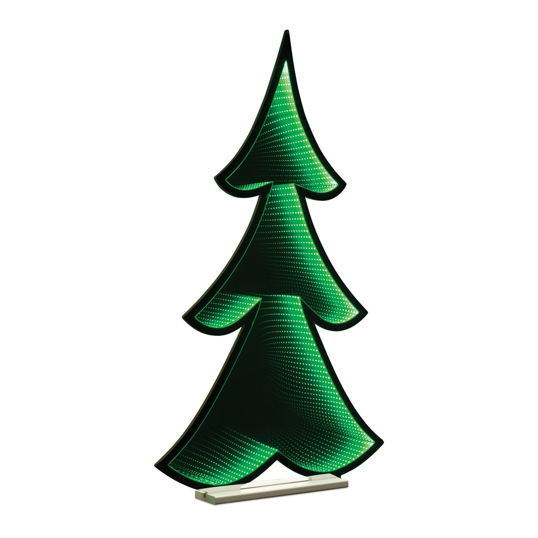 Green Pine Tree Ekkolight 46"H, handcrafted Christmas gift, Grande Place, Lancaster County PA