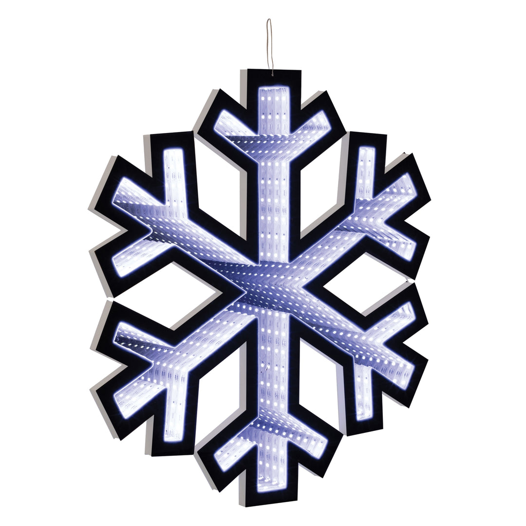 Holiday Snowflake Ekkolight 15.75"H, handcrafted Christmas gift, Grande Place, Lancaster County PA