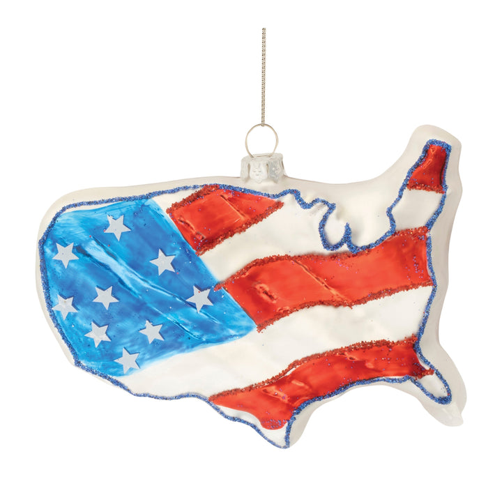 United States Ornament (Set of 6), handcrafted Christmas gift, Grande Place, Lancaster County PA