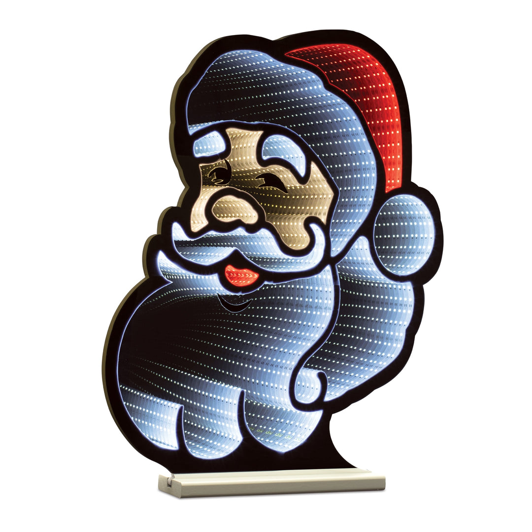 Santa Head Ekkolight 24"H, handcrafted Christmas gift, Grande Place, Lancaster County PA