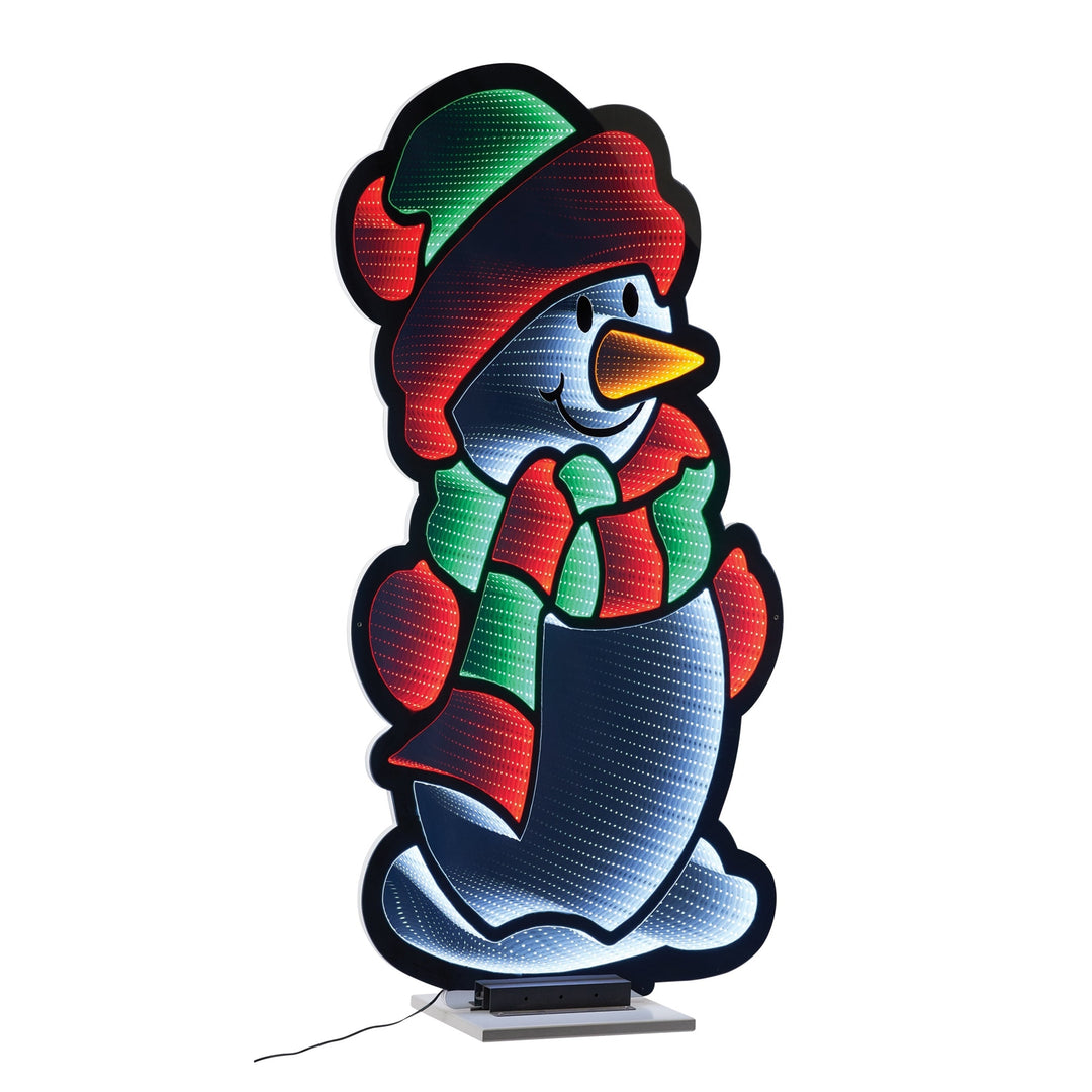 Snowman Ekkolight 47"H, handcrafted Christmas gift, Grande Place, Lancaster County PA