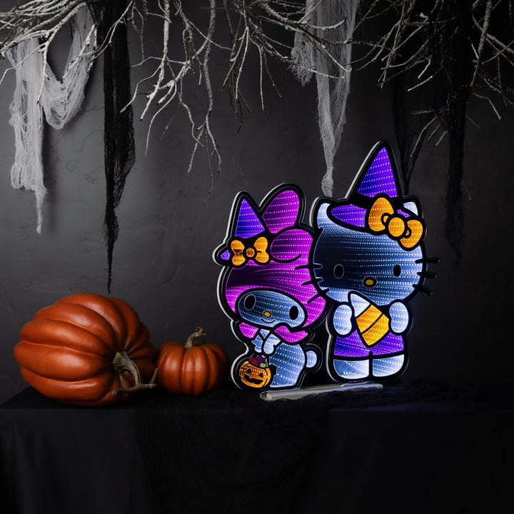 Hello Kitty and My Melody Halloween Ekkolight  24”H