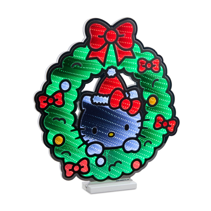 Hello Kitty Wreath Ekkolight 20”H, handcrafted Christmas gift, Grande Place, Lancaster County PA