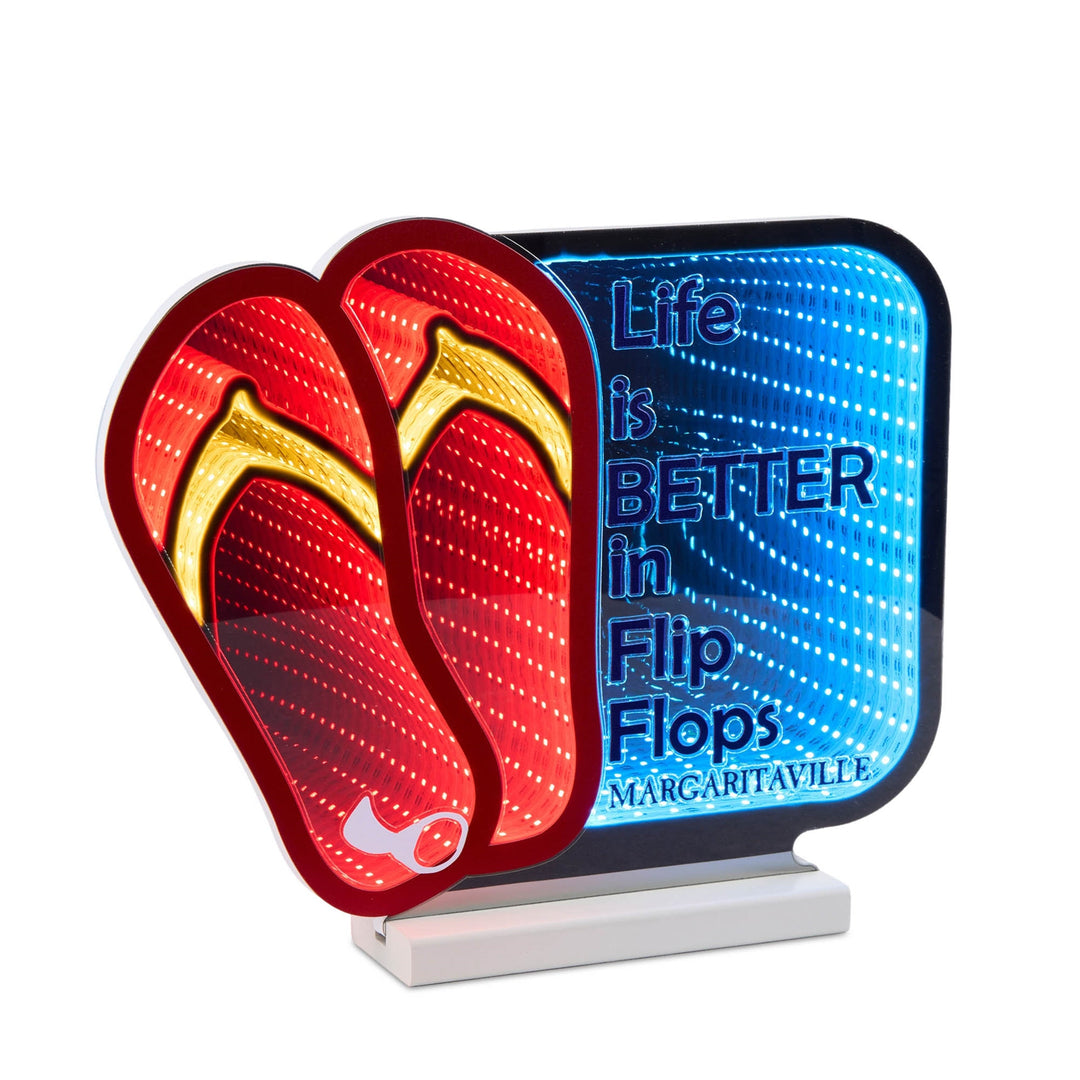 Margaritaville Flip Flop EkkoLight 12"H, handcrafted Christmas gift, Grande Place, Lancaster County PA