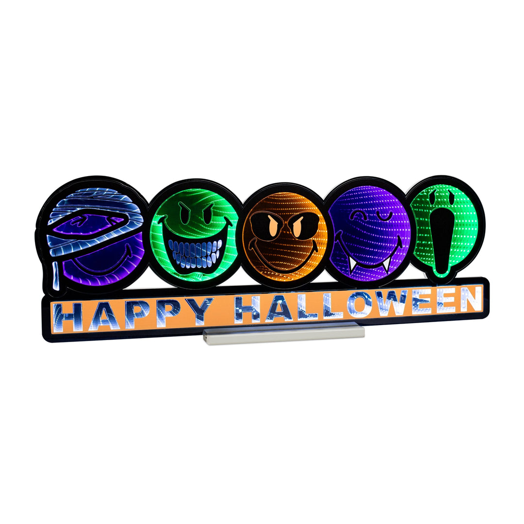 SmileyWorld(R) Happy Halloween Ekkolight 35"L, handcrafted Christmas gift, Grande Place, Lancaster County PA