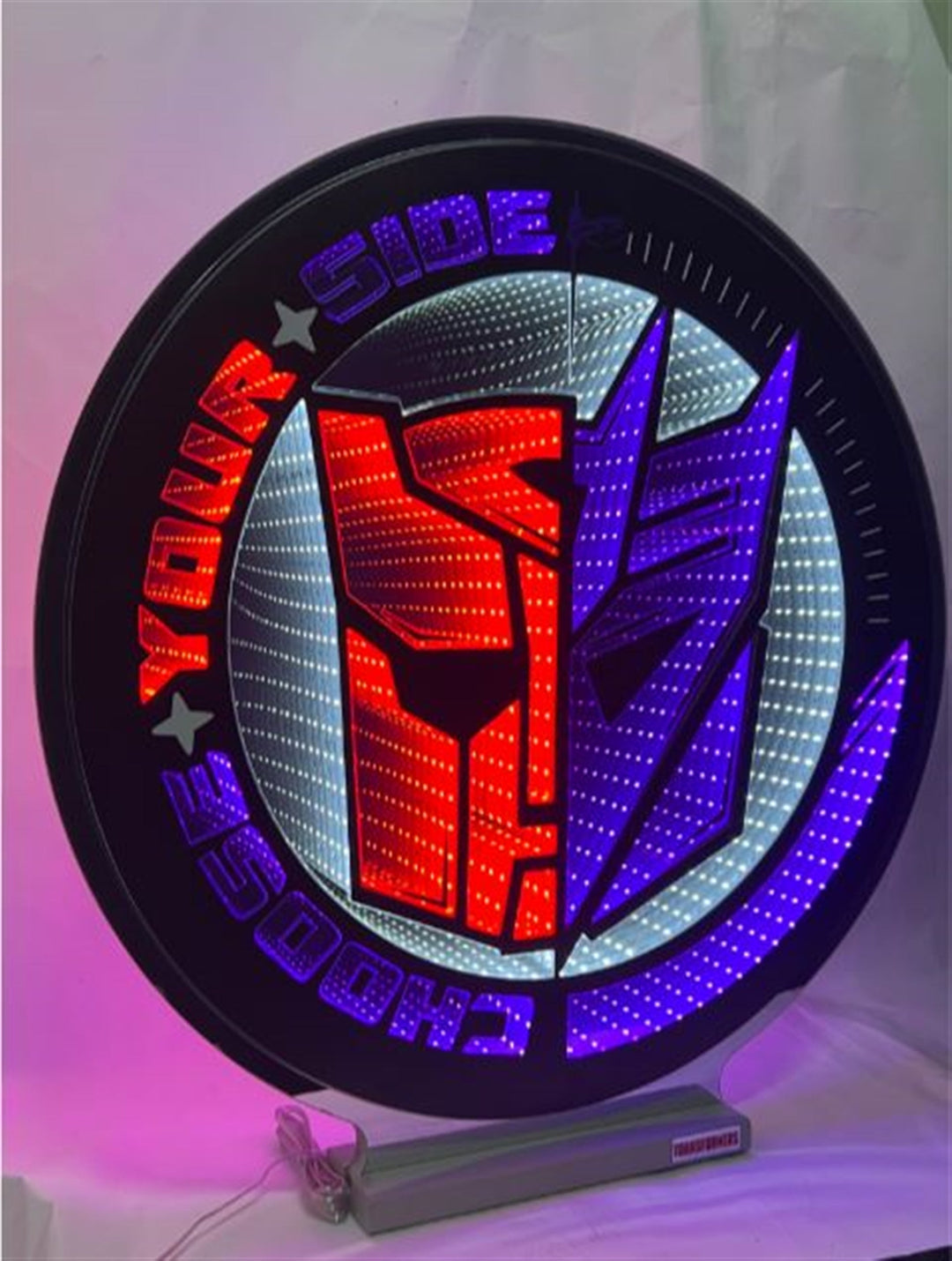 Transformers Chose Your Side Ekkolight 24"H, handcrafted Christmas gift, Grande Place, Lancaster County PA