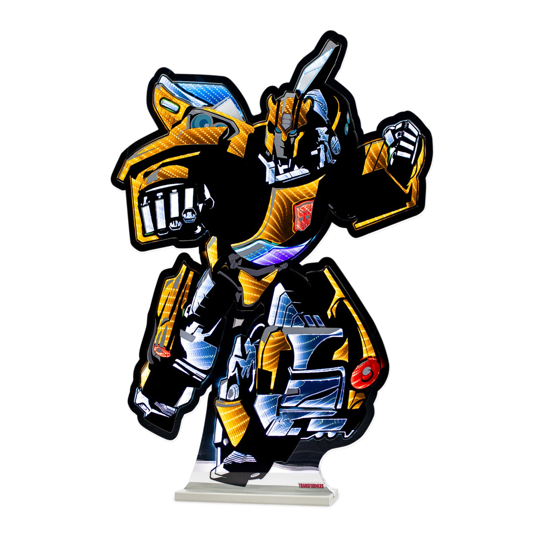 Transformers Bumblebee Ekkolight 36"H, handcrafted Christmas gift, Grande Place, Lancaster County PA