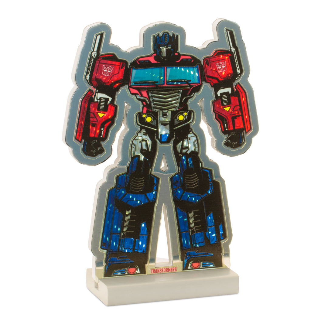 Transformers Optimus Prime Ekkolight 9.5"H, handcrafted Christmas gift, Grande Place, Lancaster County PA