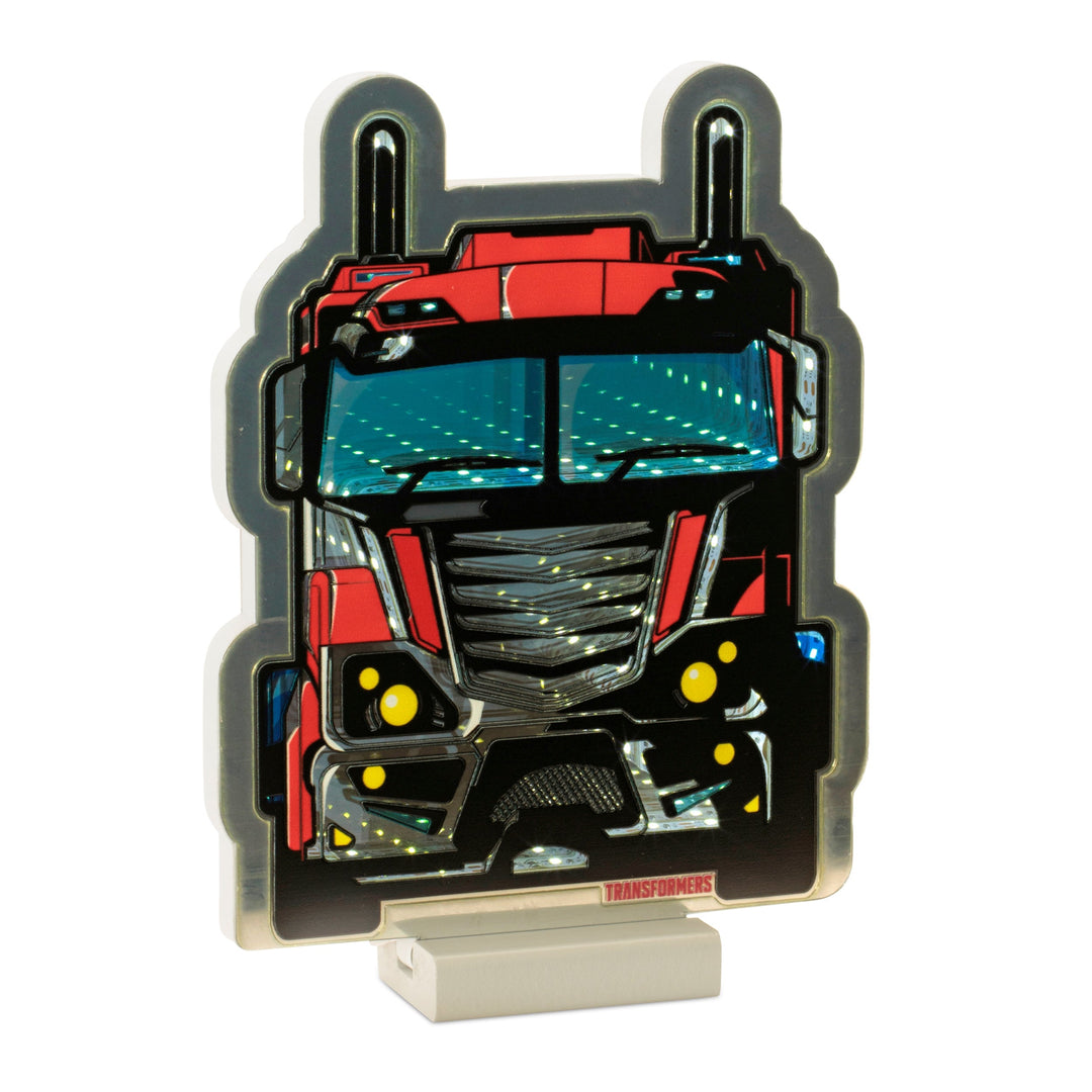 Transformers Optimus Prime Truck Ekkolight 9.75"H, handcrafted Christmas gift, Grande Place, Lancaster County PA