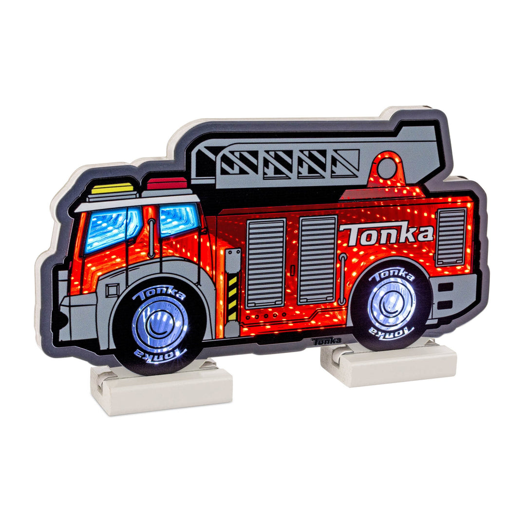 Tonka Firetruck Ekkolight 7.25"H, handcrafted Christmas gift, Grande Place, Lancaster County PA