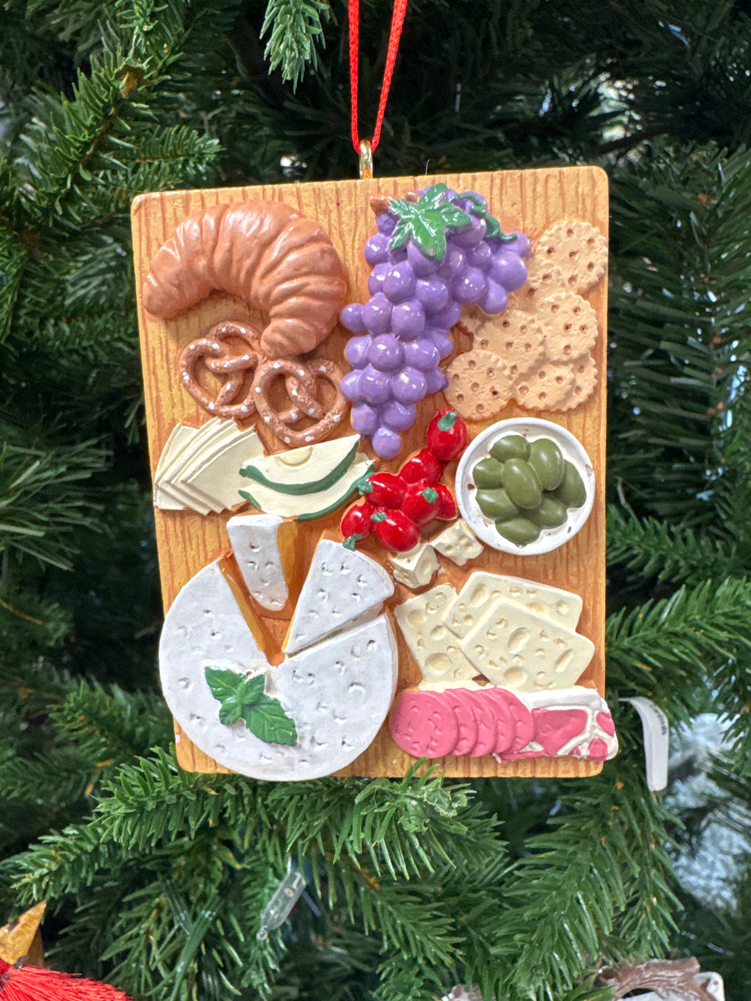 Charcuterie Ornament, handcrafted Christmas gift, Grande Place, Lancaster County PA
