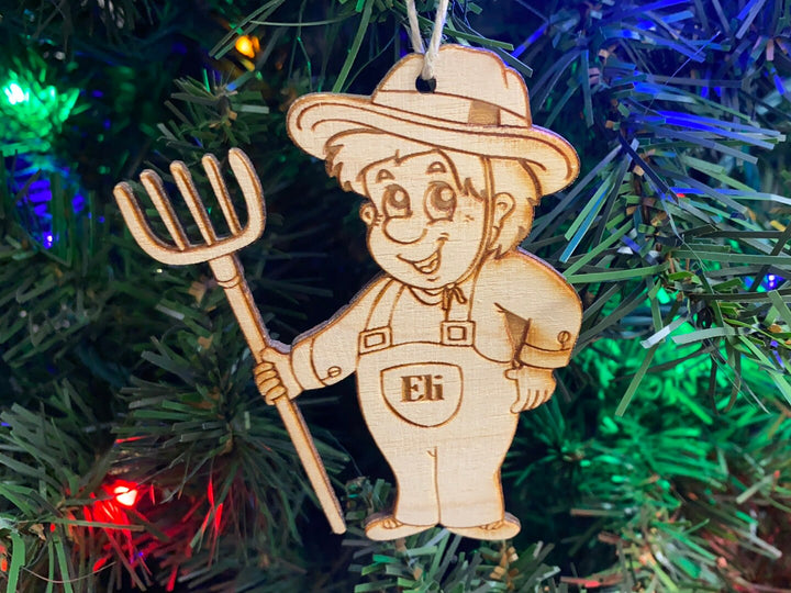 Farmer Ornament – 2 Styles