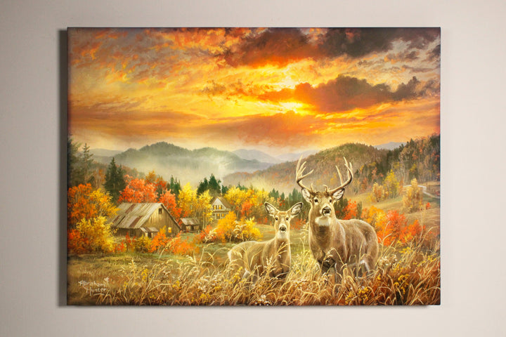 November Light 18x24 Fully Illuminated LED Wall Art
