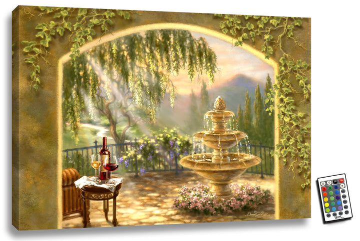 Tranquility 18x24 Fully Illuminated LED Wall Art, handcrafted Christmas gift, Grande Place, Lancaster County PA
