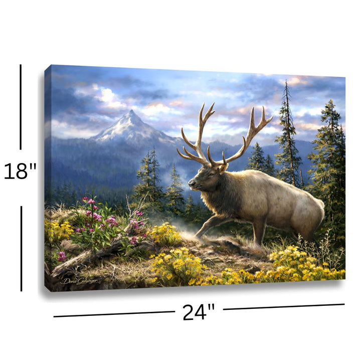 Siskiyou Bluff 18x24 Fully Illuminated LED Wall Art