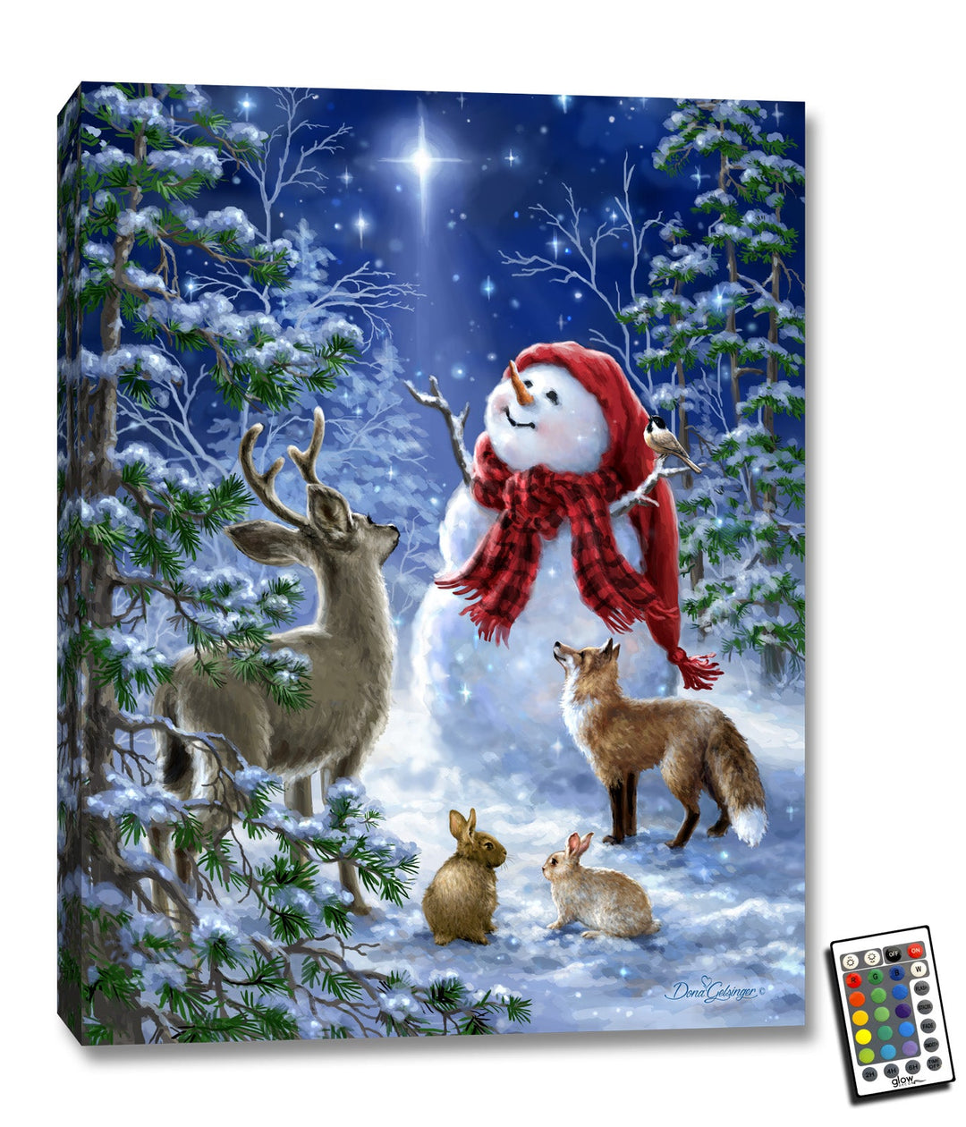 Heaven And Nature Sing 18x24 Fully Illuminated LED Wall Art, handcrafted Christmas gift, Grande Place, Lancaster County PA
