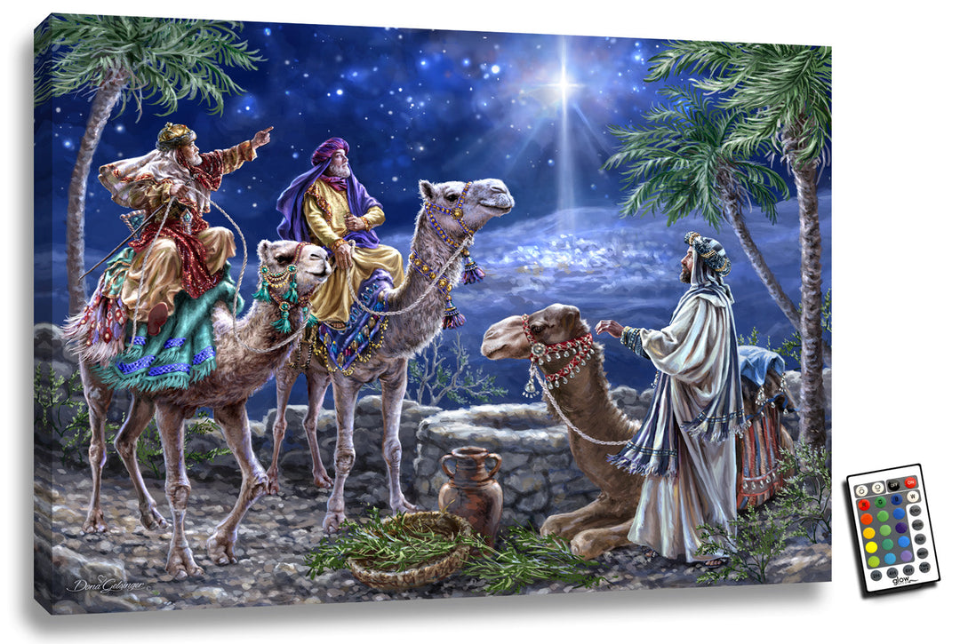 The Magi 18x24 Fully Illuminated LED Wall Art