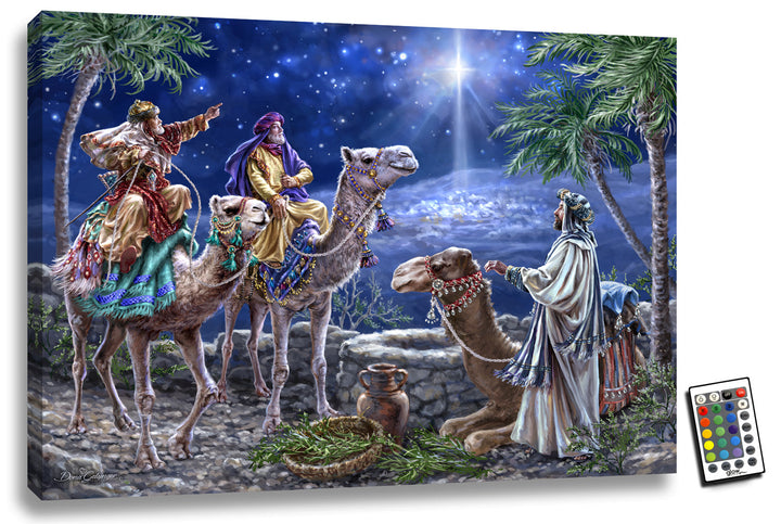 The Magi 18x24 Fully Illuminated LED Wall Art
