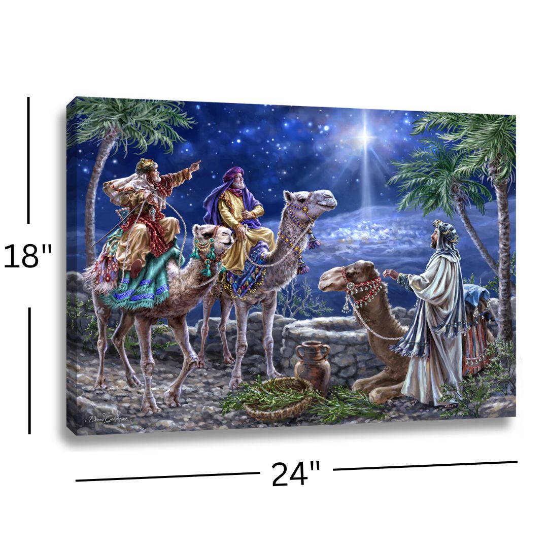 The Magi 18x24 Fully Illuminated LED Wall Art