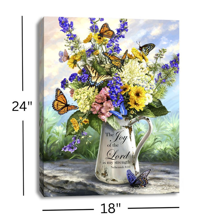 Joy of the Lord 18x24 Fully Illuminated LED Wall Art