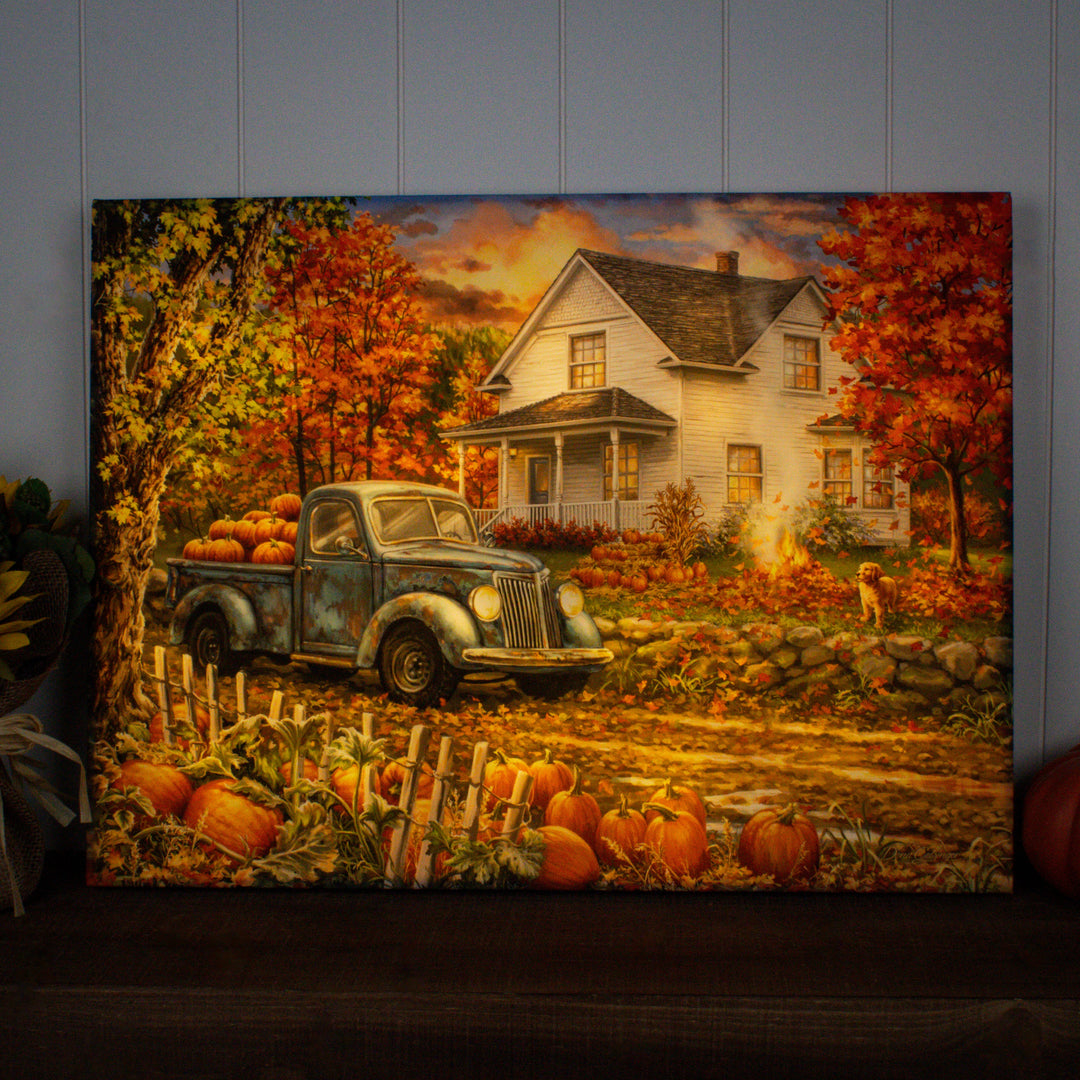 Farmhouse Memories 18x24 Fully Illuminated LED Wall Art