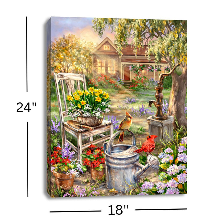 Spring Song 18x24 Fully Illuminated LED Wall Art