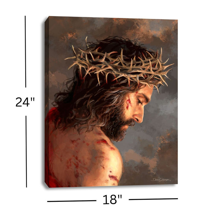Crown of Thorns 18x24 Fully Illuminated LED Wall Art