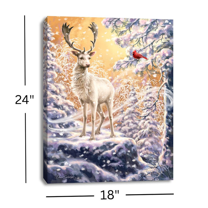 Wonderland Reindeer 18x24 Fully Illuminated LED Wall Art