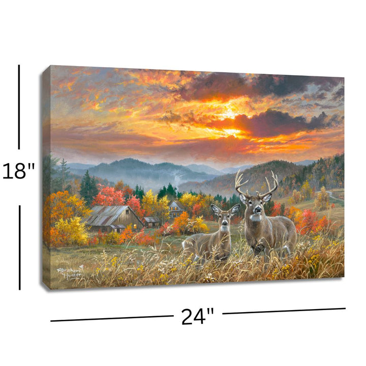 November Light 18x24 Fully Illuminated LED Wall Art