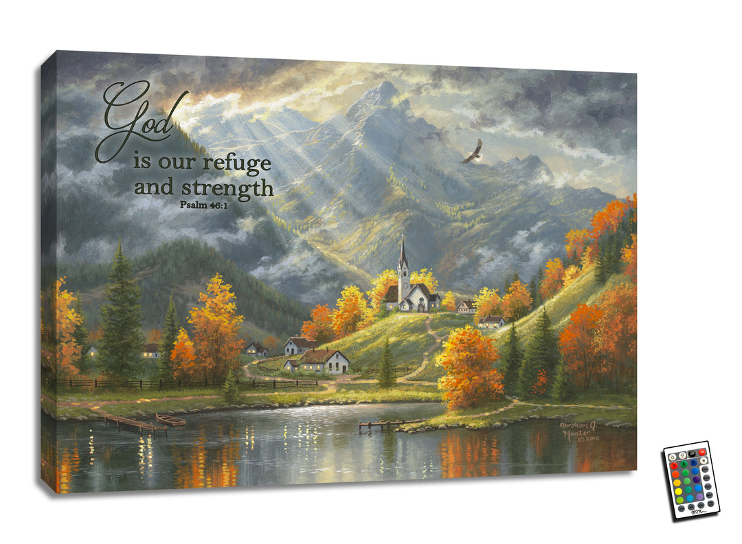 In Spirit in Truth with Scripture 18x24 Fully Illuminated LED Wall Art, handcrafted Christmas gift, Grande Place, Lancaster County PA