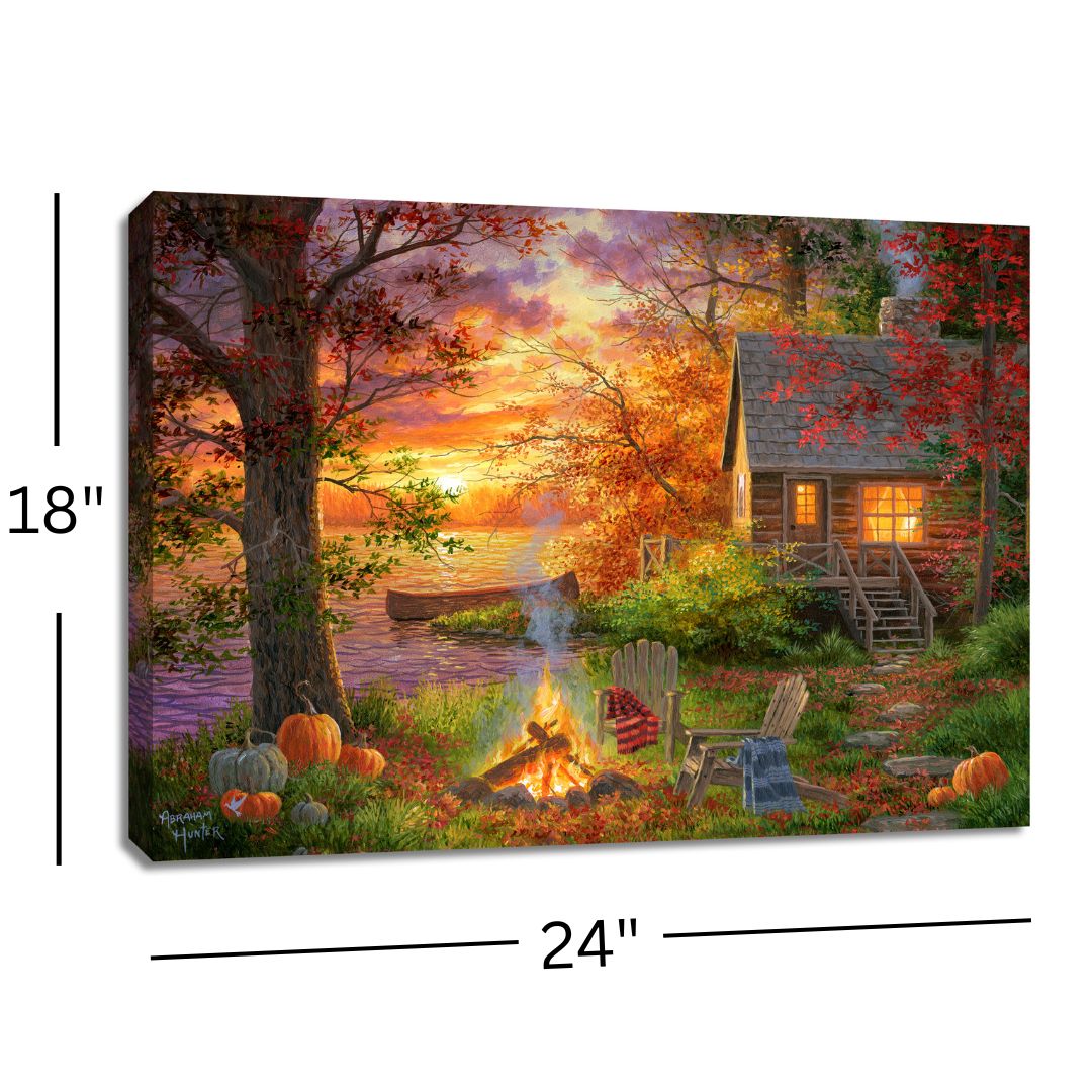 Sunset Serenity 18x24 Fully Illuminated LED Wall Art
