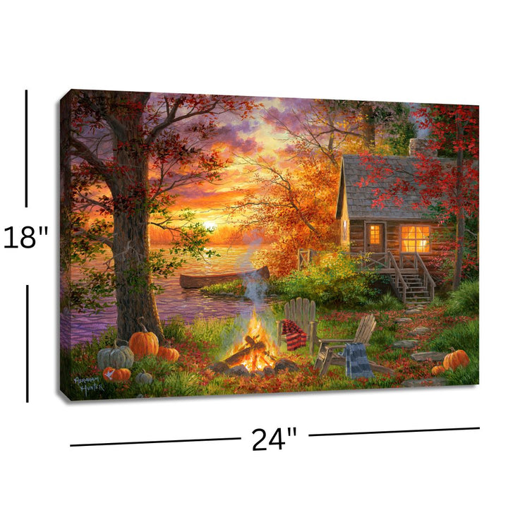Sunset Serenity 18x24 Fully Illuminated LED Wall Art