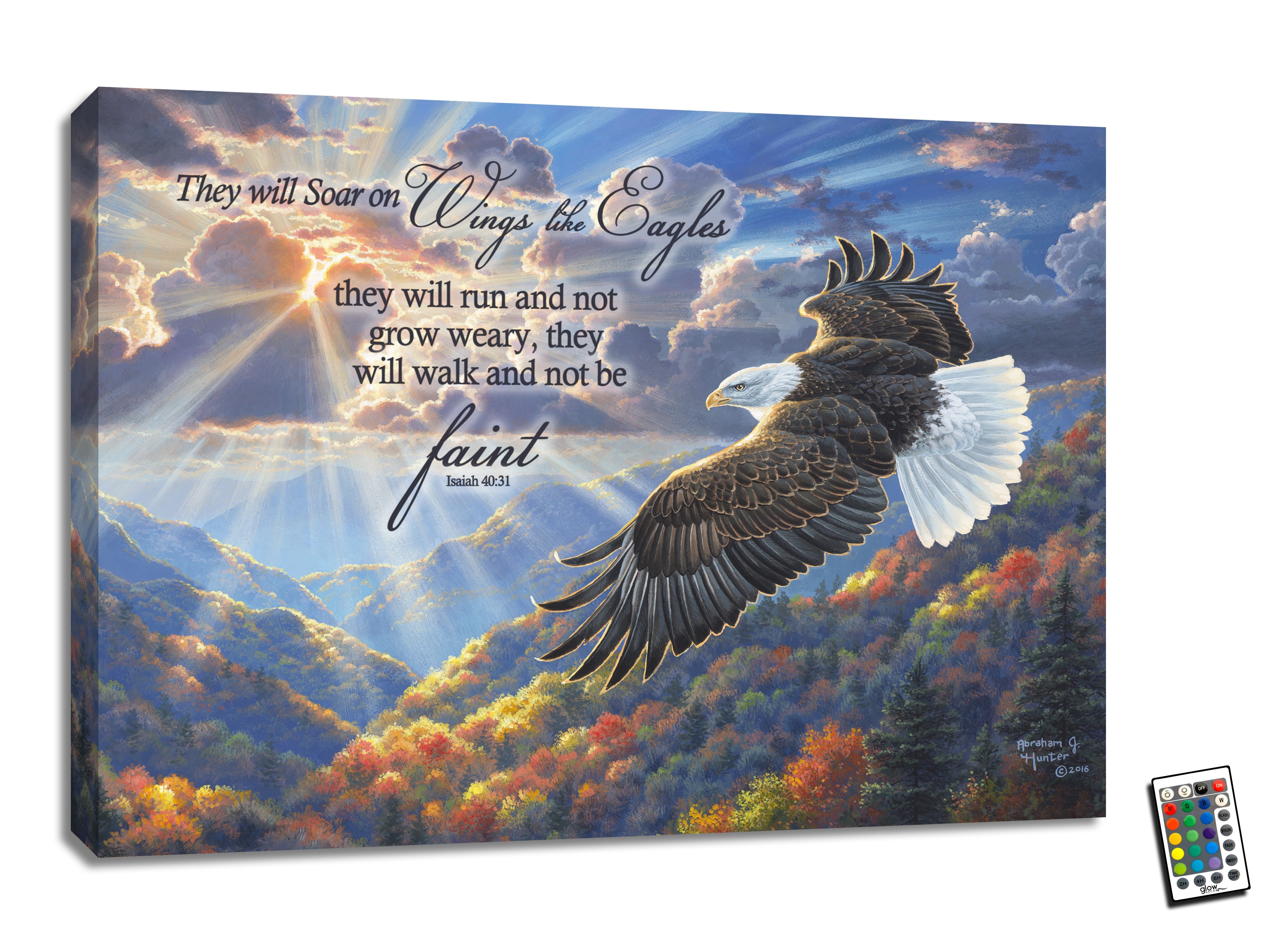 Freedom with Scripture 18x24 Fully Illuminated LED Wall Art – Grande ...