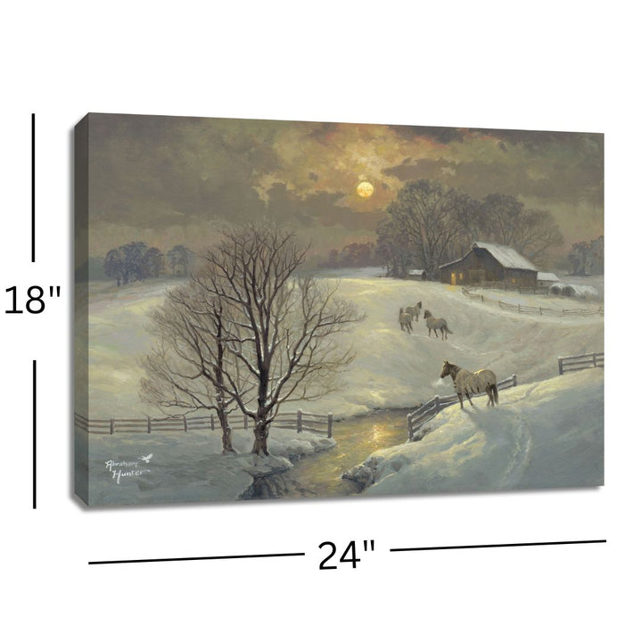 Frozen Fields 18x24 Fully Illuminated LED Wall Art