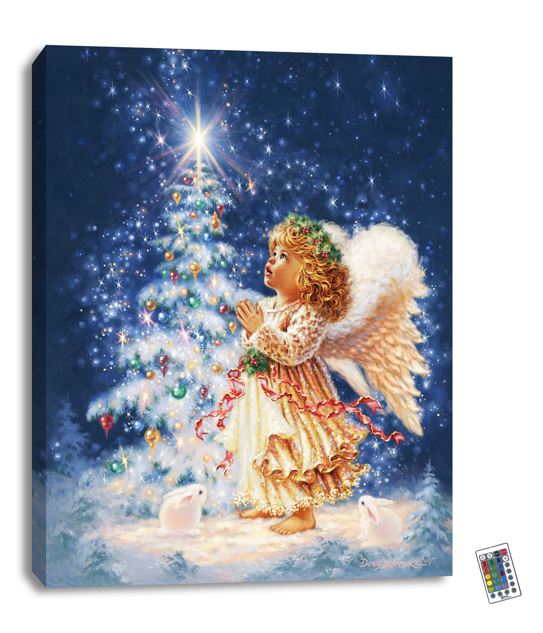 My Christmas Wish 18x24 Fully Illuminated LED Wall Art, handcrafted Christmas gift, Grande Place, Lancaster County PA
