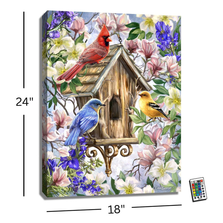Spring Awakens 18x24 Fully Illuminated LED Wall Art