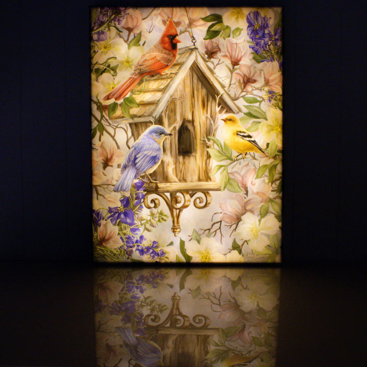 Spring Awakens 18x24 Fully Illuminated LED Wall Art