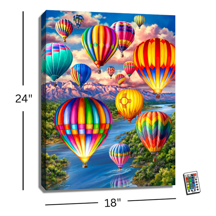 Majestic Flight 18x24 Fully Illuminated LED Wall Art