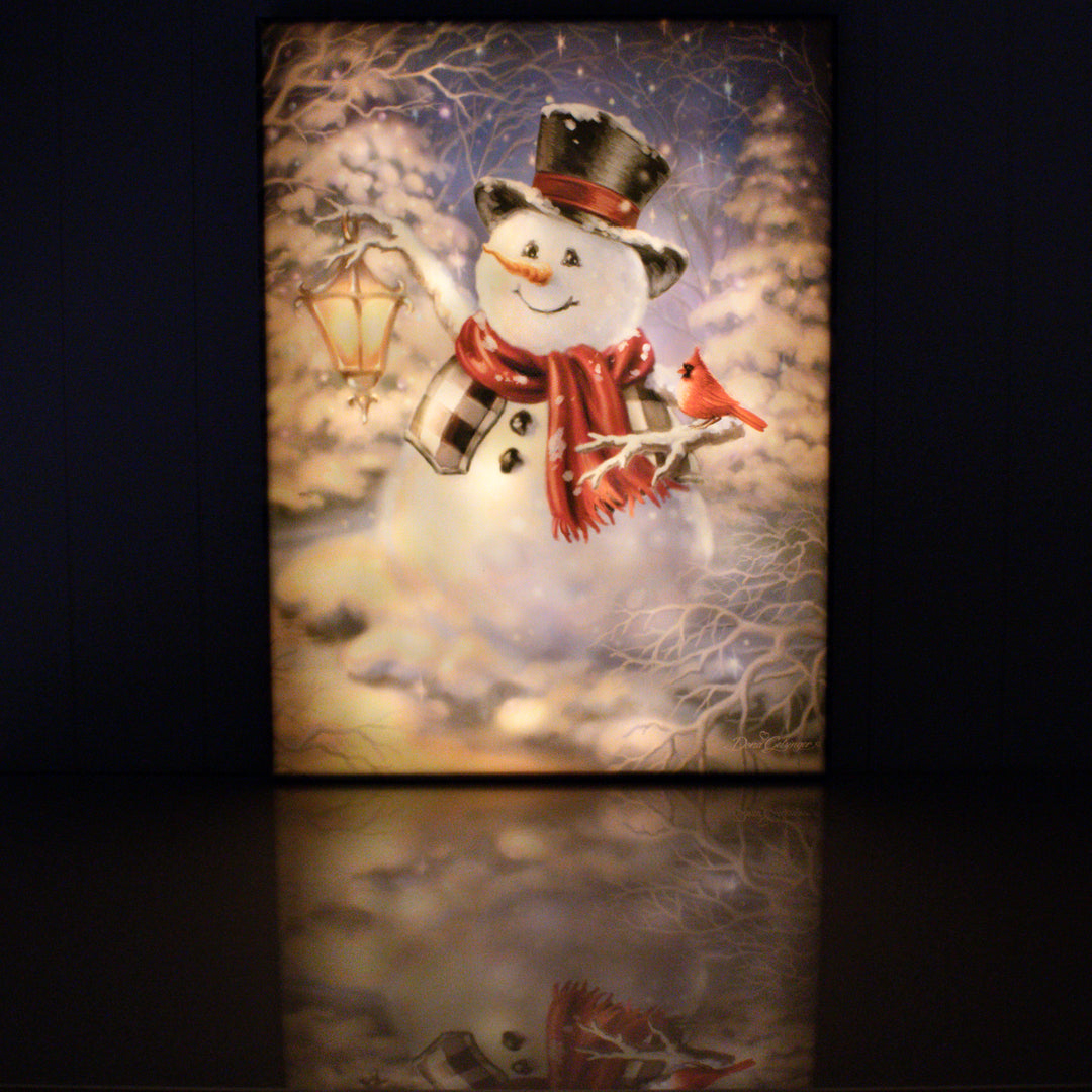 Winter Magic 18x24 Fully Illuminated LED Wall Art