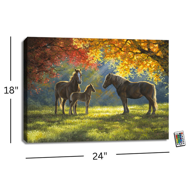 Family Moment 18x24 Fully Illuminated LED Wall Art